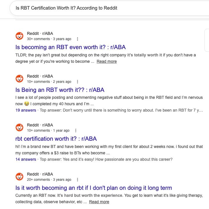 Is RBT Certification Worth It? According to Reddit, It Depends 1 Is RBT Certification Worth It? According to Reddit, It Depends