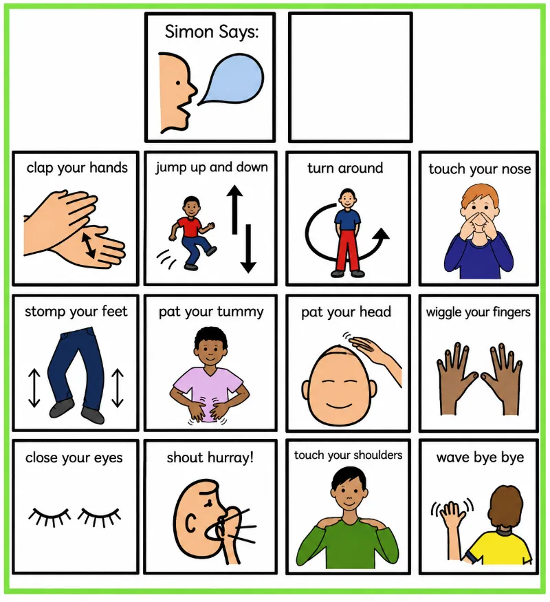 Simon Says Activity