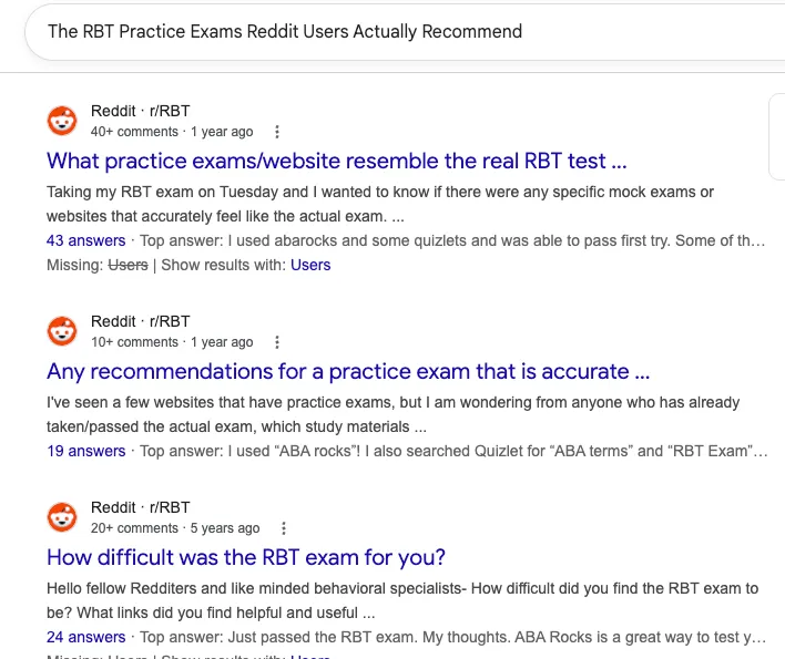 The RBT Practice Exams Reddit Users Actually Recommend 1 The RBT Practice Exams Reddit Users Actually Recommend