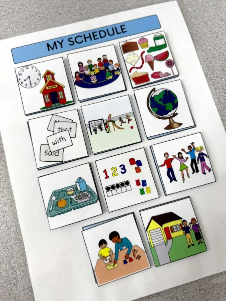 Visual Schedule Activity